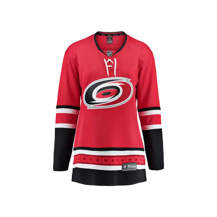 Maillot de supporter femme HURRICANES LNH rouge/noir