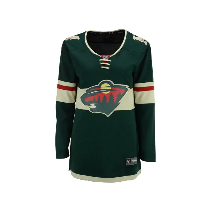 Maillot NHL Breakaway WILD Femme vert foncé/Crème/rouge