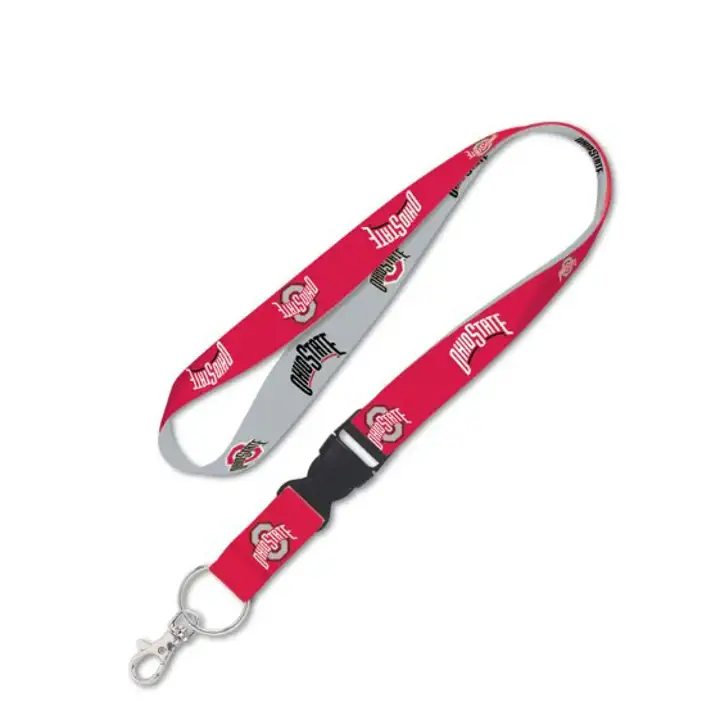 Lanière Ohio State avec porte-badge rouge
