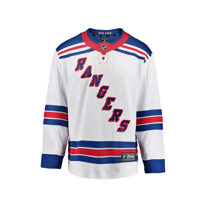 Maillot de hockey NHL Breakaway des Rangers de New York - Blanc/bleu/rouge