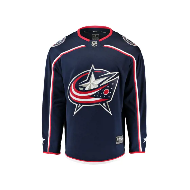 Maillot Columbus Jackets NHL Breakaway bleu marine/rouge