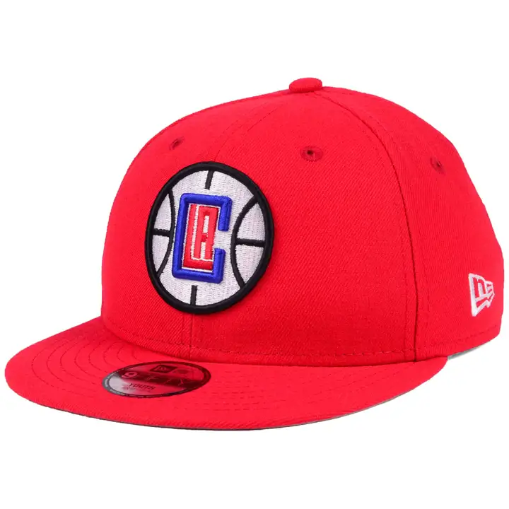 CLIPPERS NBA Enfant Casquette 9FIFTY Snapback Rouge Unie