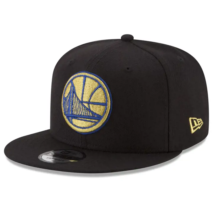 Casquette Snapback 9FIFTY GOLDEN STATE WARRIORS NBA Gold on Team BLK