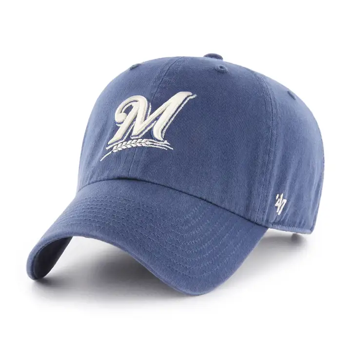 Milwaukee Brewers MLB Timber Clean Up BLEU