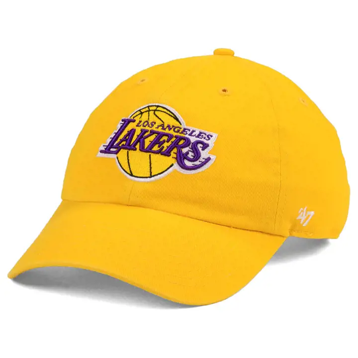 LAKERS NBA Casquette '47 Clean Up Jaune