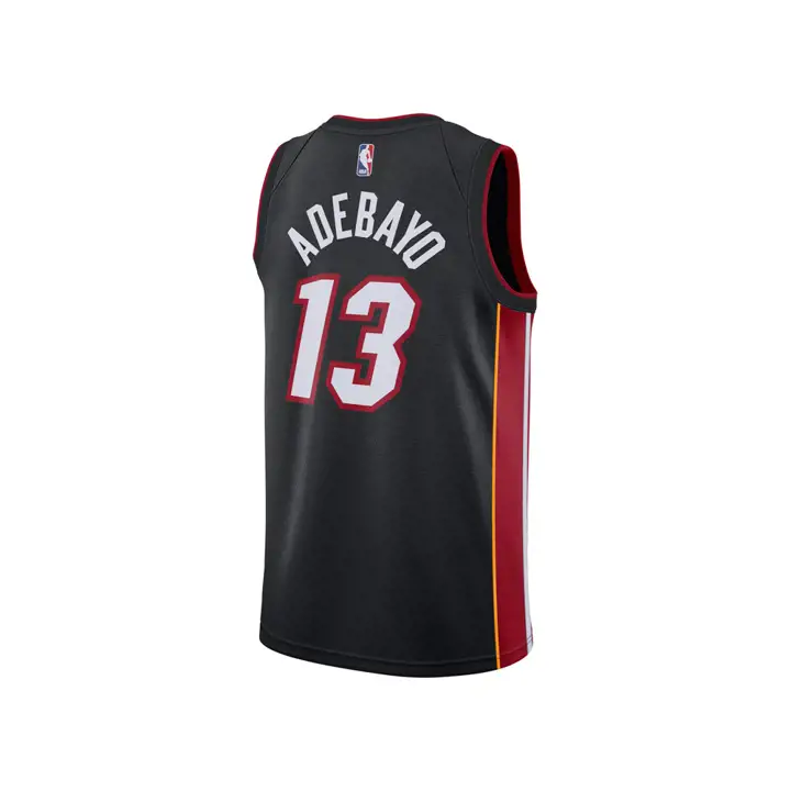 Maillot NBA ICON SWINGMAN Miami Heat Bam Adebayo - Noir