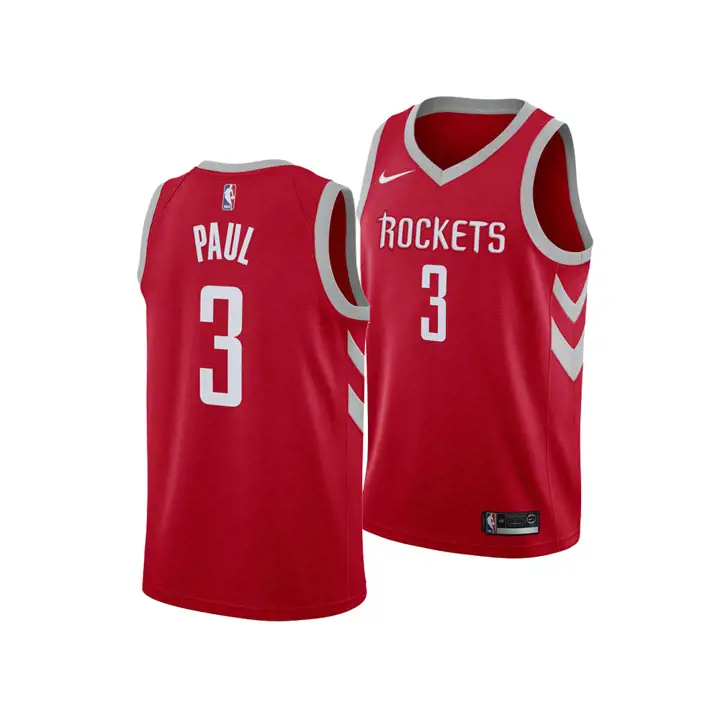 Maillot Swingman NBA ICON des Houston Rockets Chris Paul ROUGE