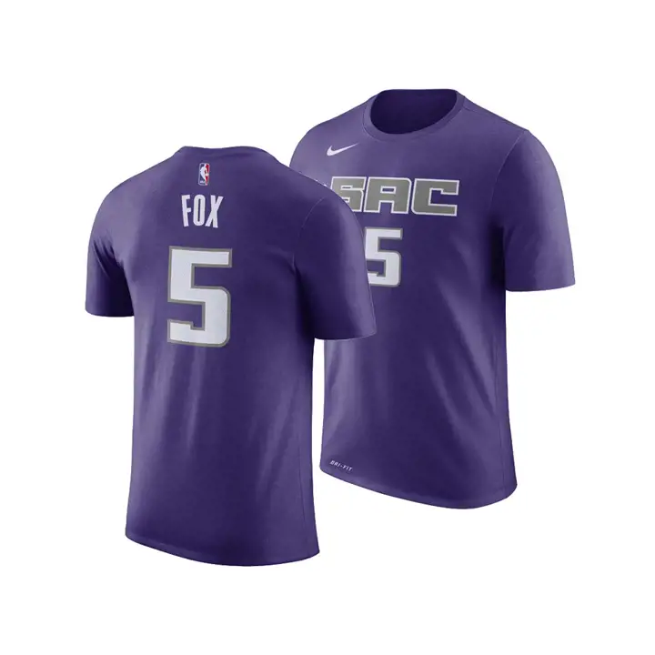 T-SHIRT KINGS NBA ICON PLAYER De'Aaron Fox pur