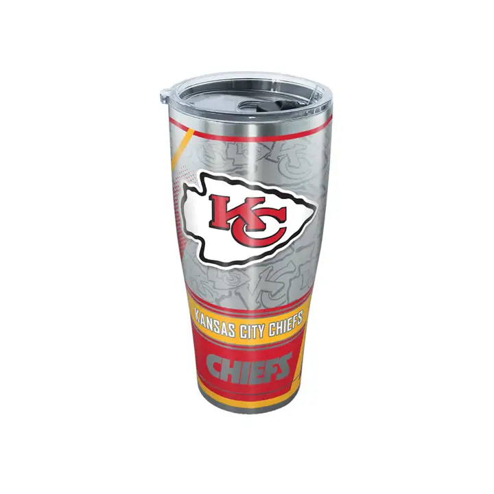 Kansas City Chiefs Gobelet NFL Edge en acier inoxydable 30 oz  argent/rouge/g