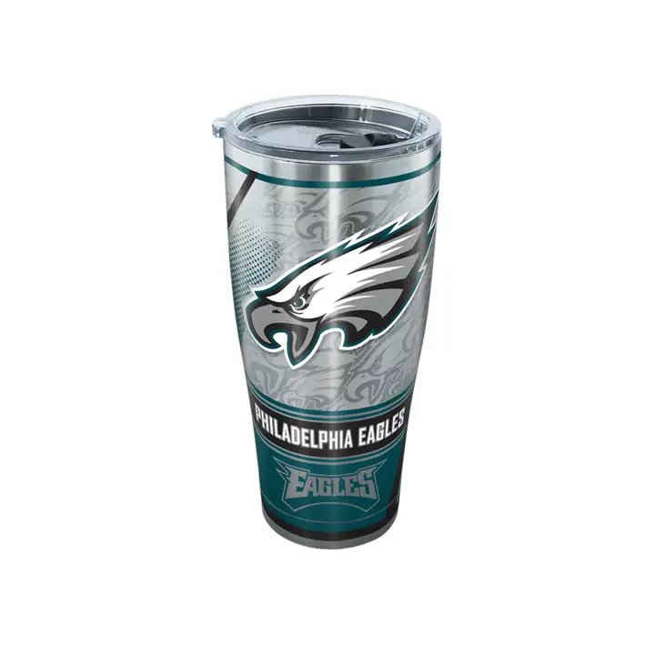 Philadelphia Eagles 30 oz NFL Edge Acier Inoxydable arg/vert