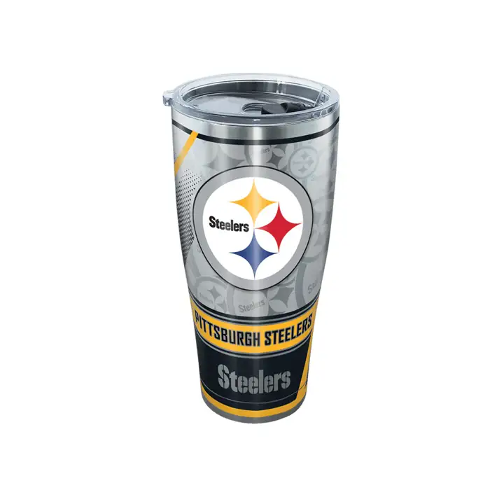 Pittsburgh Steelers Gobelet NFL en acier inoxydable de 887 ml argent/gris/noir