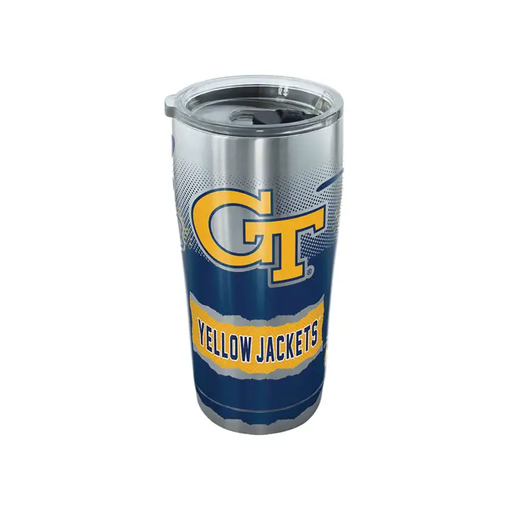 Georgia Tech Yellow Jackets 20 oz NCAA Knockout en acier inoxydable