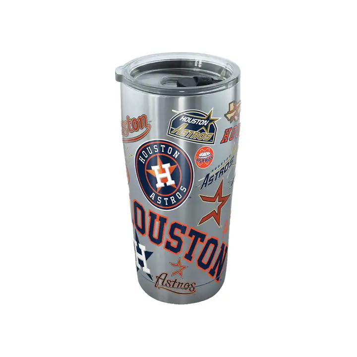 Gobelet en acier inoxydable Houston Astros 20oz MLB All Over silv/org