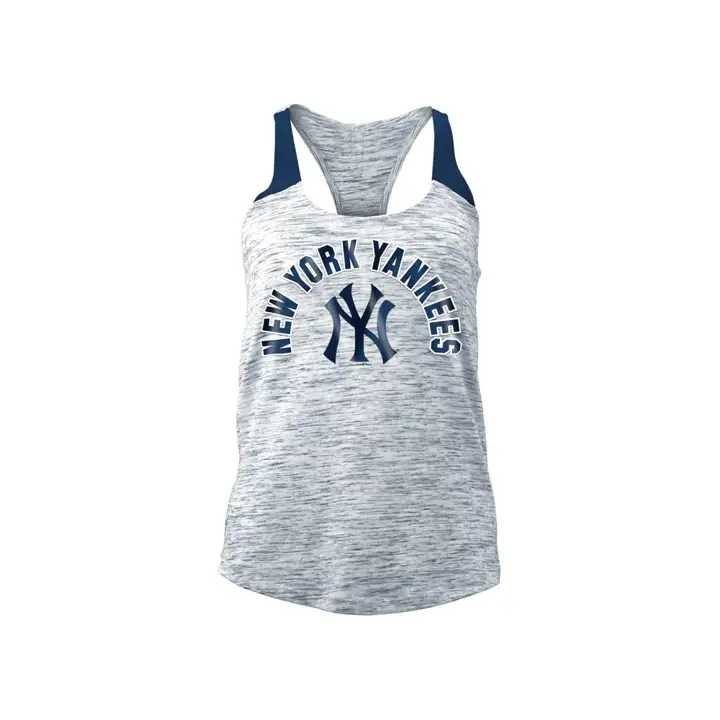 New York Yankees MLB Débardeur Femme chiné 18 MARINE
