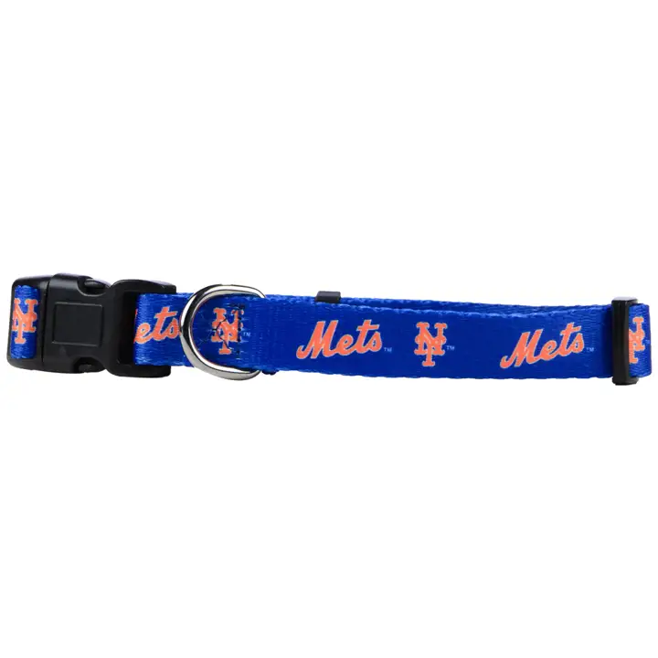 Collier pour chien New York Mets. Bleu, taille M.
