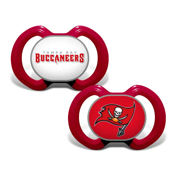 Tampa Bay Buccaneers Sucette lot de 2 ROUGE/blanc