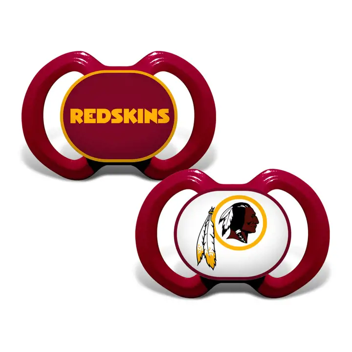 Sucette Washington Redskins, paquet de 2