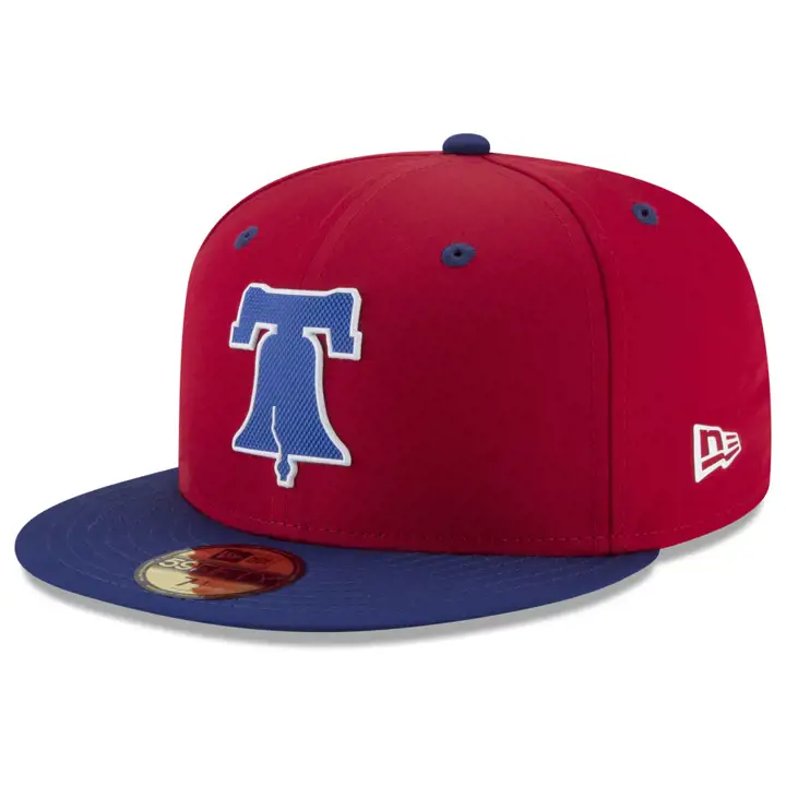Casquette ajustée 59FIFTY Prolight d'entraînement des Phillies de Philadelphie MLB