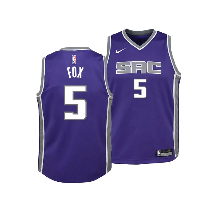 KINGS NBA Maillot Swingman Icon Jeune De'Aaron Fox  VIO