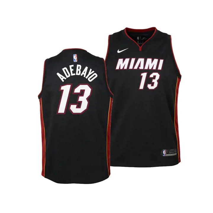 Maillot HEAT NBA Youth Icon Swingman Bam Adebayo BLK