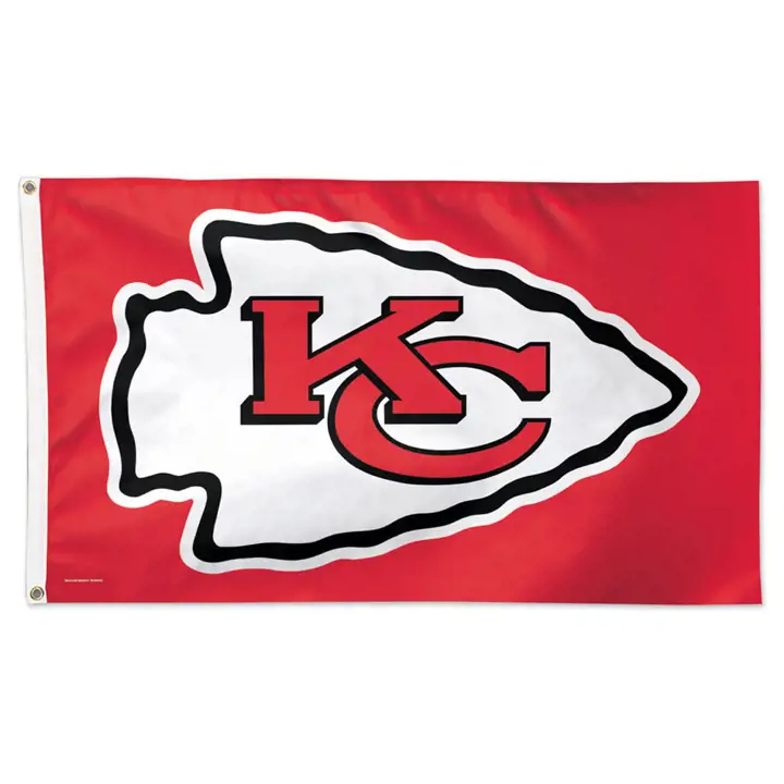 Drapeau DELUXE Kansas City Chiefs 3X5 Wincraft ROUGE