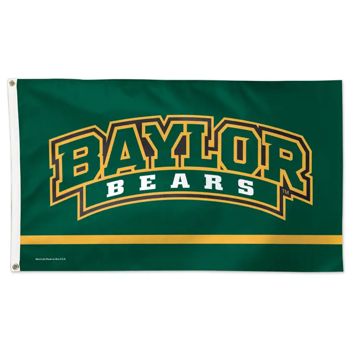 Drapeau de luxe Baylor Bears 3X5 Wincraft Vert