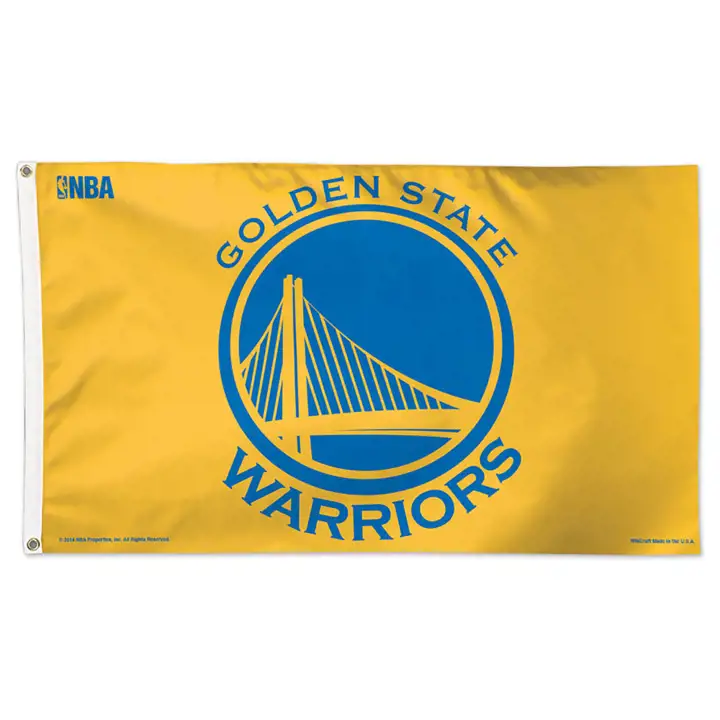 Drapeau de luxe Golden State Warriors 3X5 Wincraft JAUNE/bleu