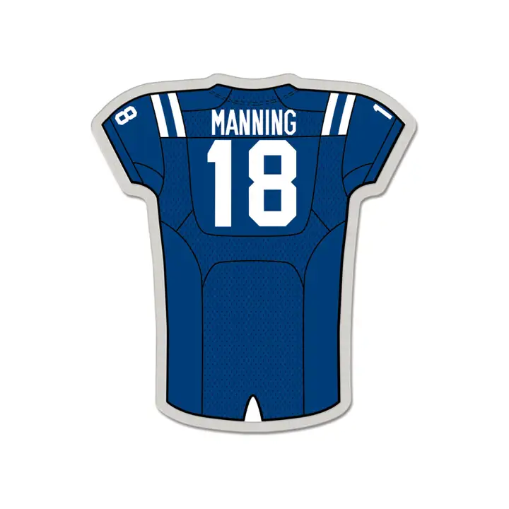 Maillot NFL des Colts d'Indianapolis - Broche Peyton Manning bleue