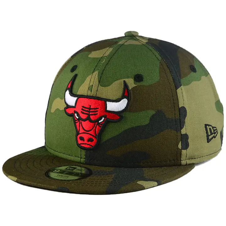 Casquette Snapback 9FIFTY CHICAGO BULLS Jeune NBA WOODLAND