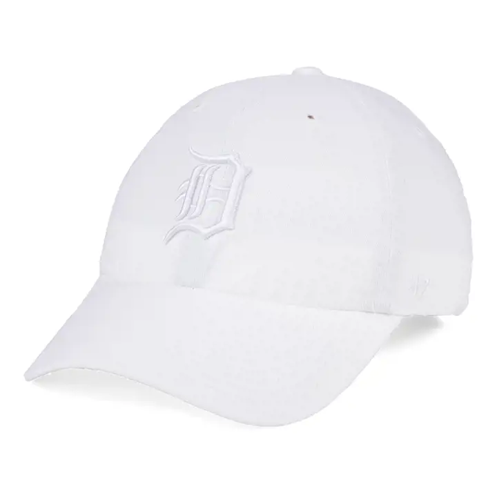 Detroit Tigers MLB White/White Clean Up BLANC