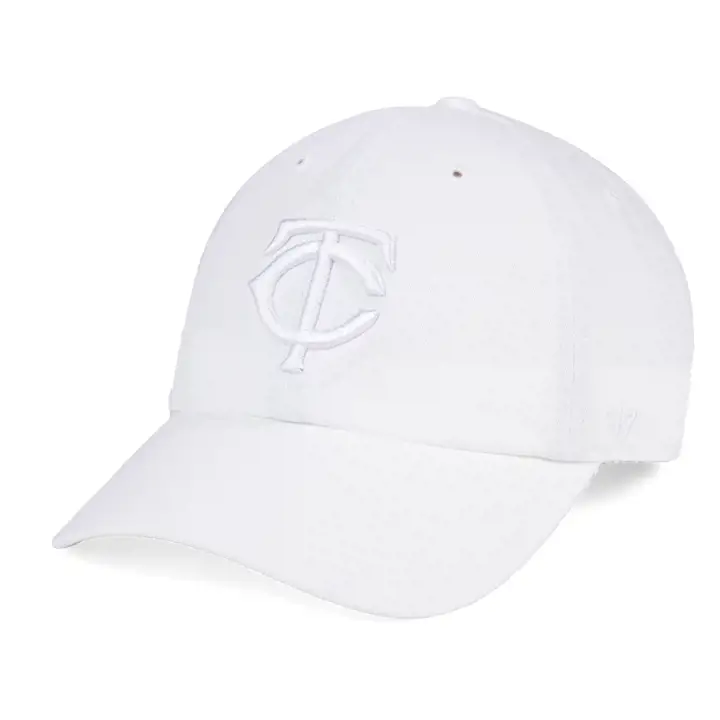 Minnesota Twins MLB White/White Clean Up BLANC