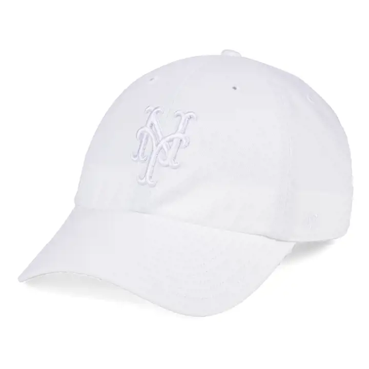 Casquette ajustable 'Clean Up' MLB New York Mets blanc/blanc WHT