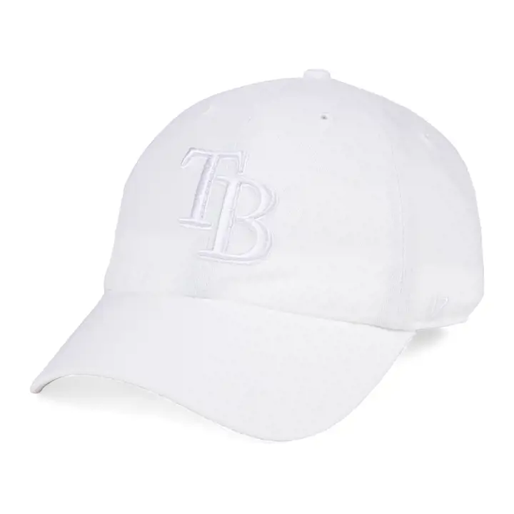 Casquette de baseball Tampa Bay Rays MLB White/White Clean Up WHT