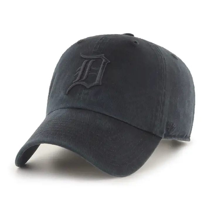 Detroit Tigers MLB Black/Black Clean Up NOIR