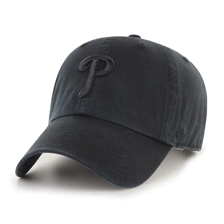 Philadelphia Phillies MLB Black/Black Clean Up NOIR