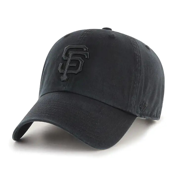 Casquette San Francisco Giants MLB Black/Black Clean Up BLK