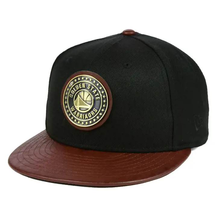 GOLDEN STATE WARRIORS NBA Casquette Butter Badge 9FIFTY Snapback NOIRE