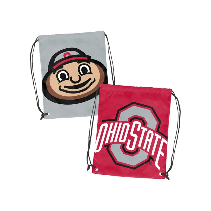 Sac à dos en toile double match Ohio State Buckeyes rouge