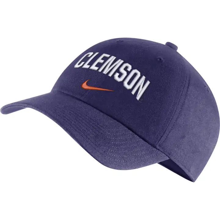 Tigers de Clemson H86 Wordmark Swoosh VIO