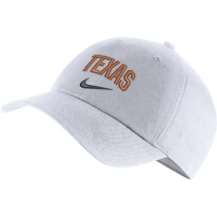 Texas Longhorns H86 Wordmark Swoosh BLANC