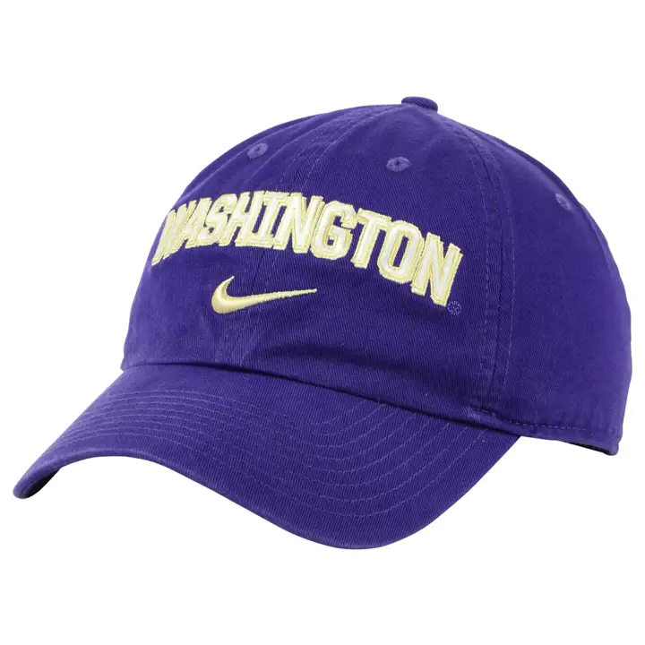 Washington Huskies H86 Wordmark Swoosh PUR