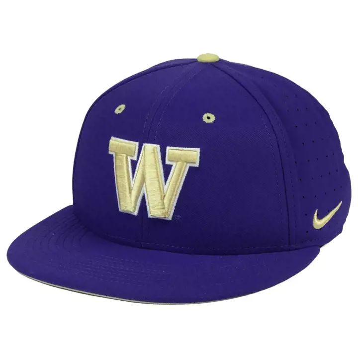 Casquette de baseball Washington Huskies NCAA NK Aerobill True Fitted en PU