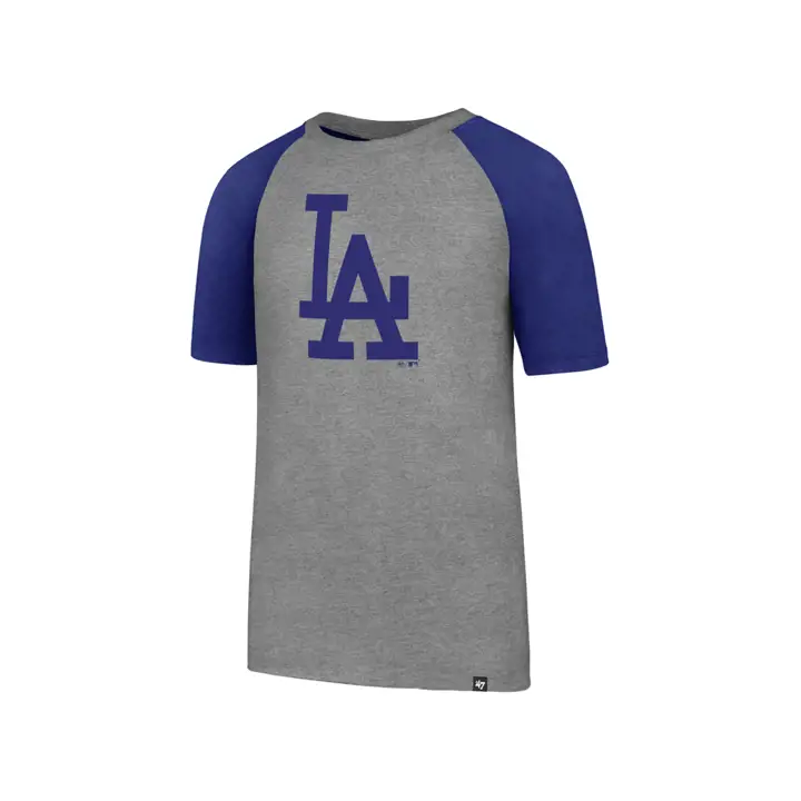 T-shirt Raglan DODGERS MLB Youth Super Rival 18 gry/rbl