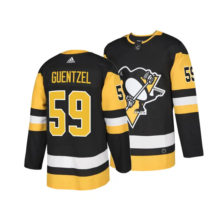 PENGUINS NHL Maillot Authentique de Joueur Jake Guentzel noir