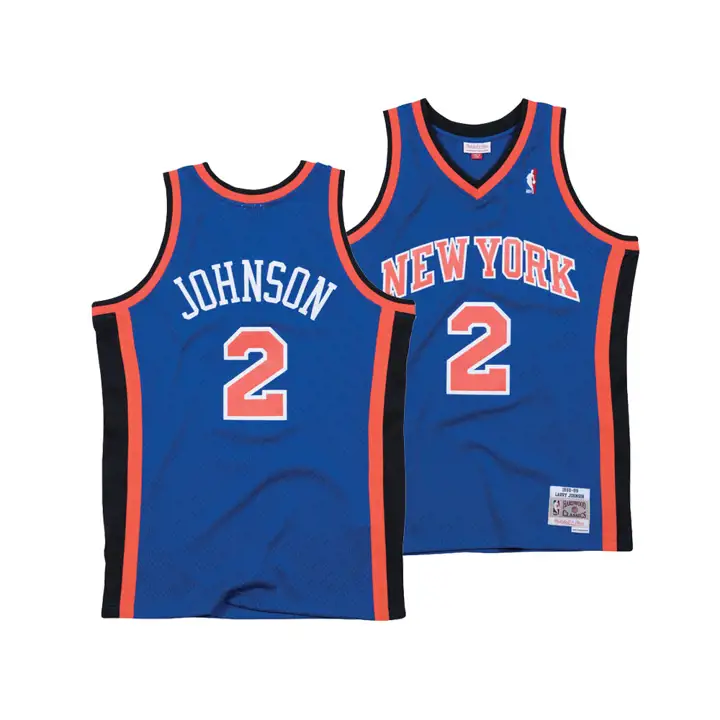 Maillot Swingman M&N Larry Johnson bleu des KNICKS NBA