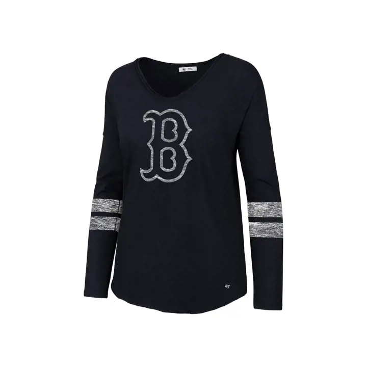 T-shirt à manches longues Boston Red Sox MLB Courtside pour femme 18