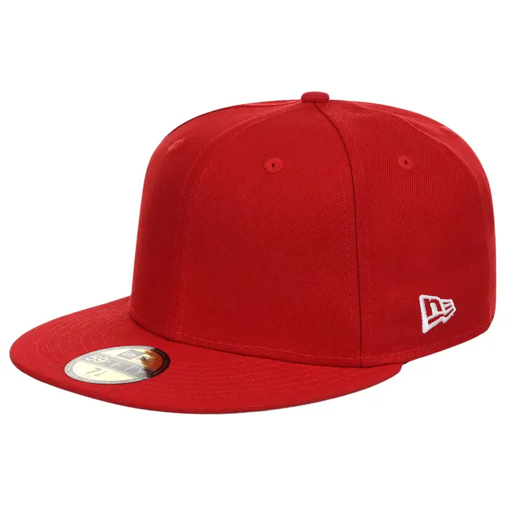 BLANK New Era Custom 59FIFTY   ROUGE