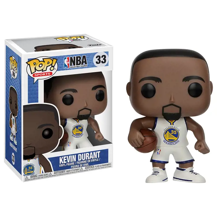 Figurine POP! Vinyle Golden State Warriors - Vague 1 Kevin Durant