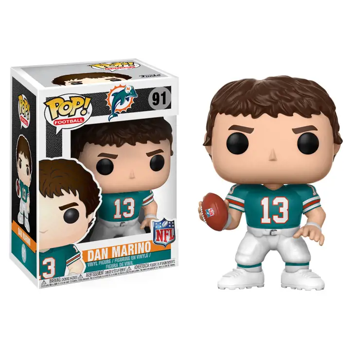 Figurine POP! Vinyle Miami Dolphins Vague 1 Dan Marino AST
