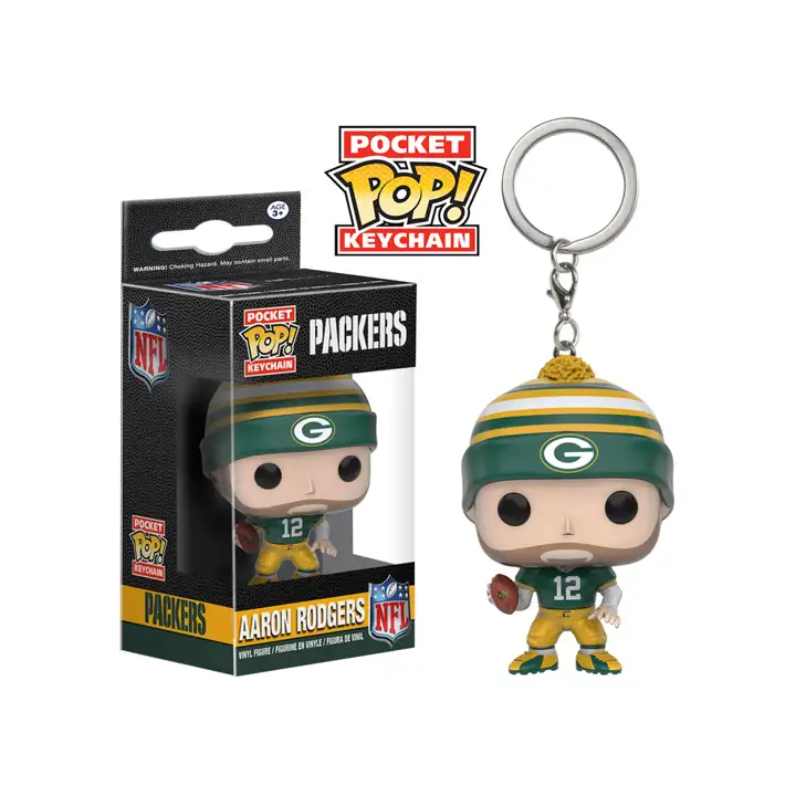 Porte-clés vinyle POP! Green Bay Packers Vague 1 Aaron Rodgers